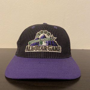 Vtg 1998 MLB Colorado Rockies All Star Game Hat